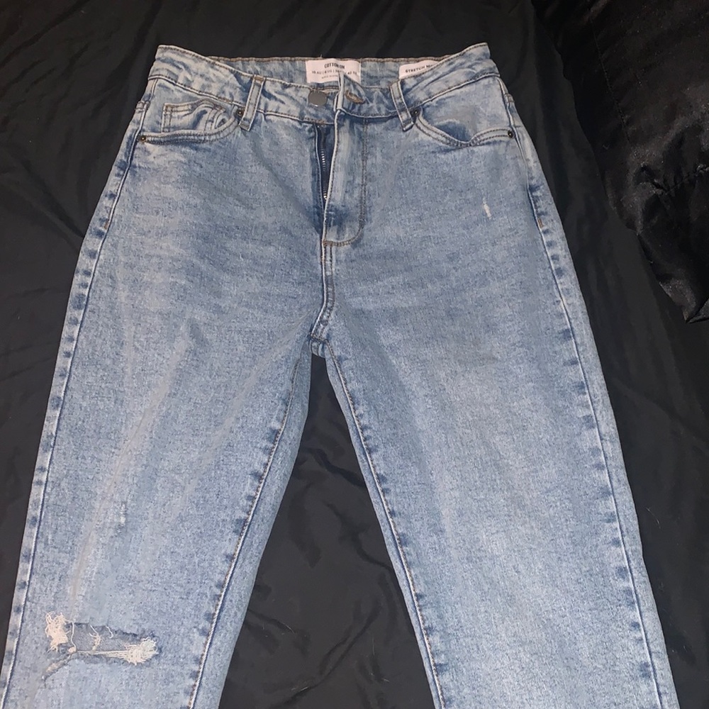 Cotton on mom jeans stretch size 6